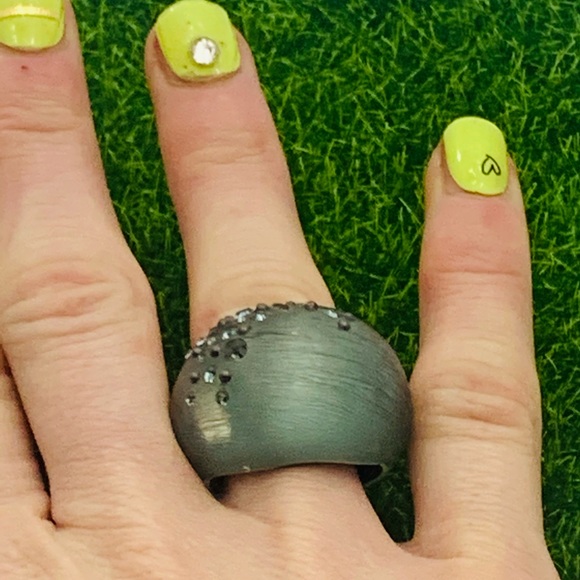 Blue Glass gemstone ring - Picture 3 of 6